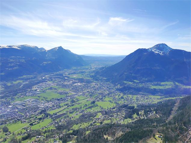 Vue sur la vallée de l'Arve - HGT