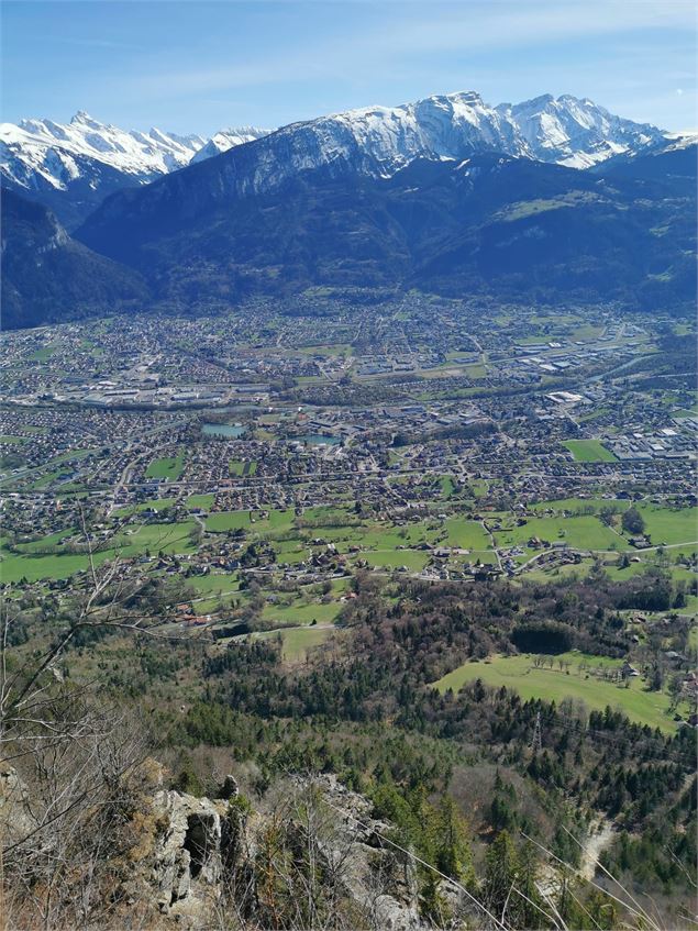 Vue sur la vallée de l'Arve - HGT