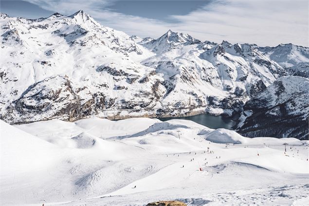 Piste Corniche - Val d'Isère Téléphériques / Maxime Bouclier