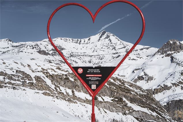 Vue arrivée tc daille - Val d'Isère Téléphériques / Maxime Bouclier