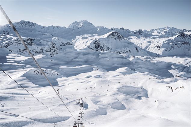 Télésiège Lessières sens vers Solaise - Val d'Isère Téléphériques / Maxime Bouclier