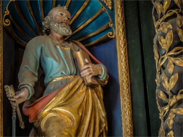 Statue de l'Eglise baroque St Saturnin - Eric Axelrad