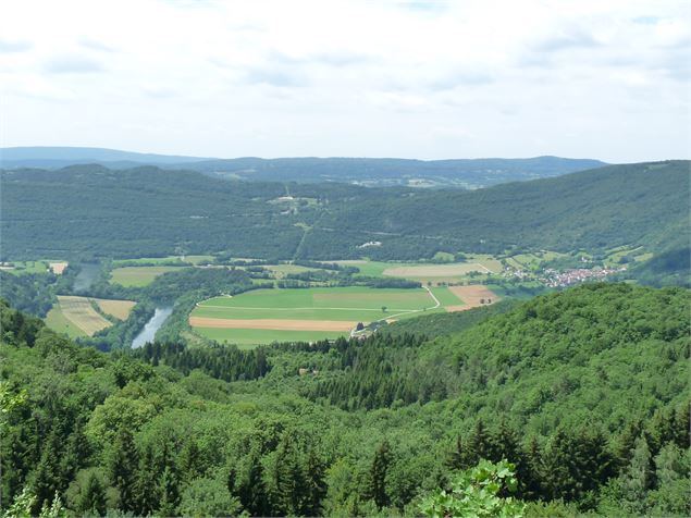 Vue des montagnes - Camping de Coiselet