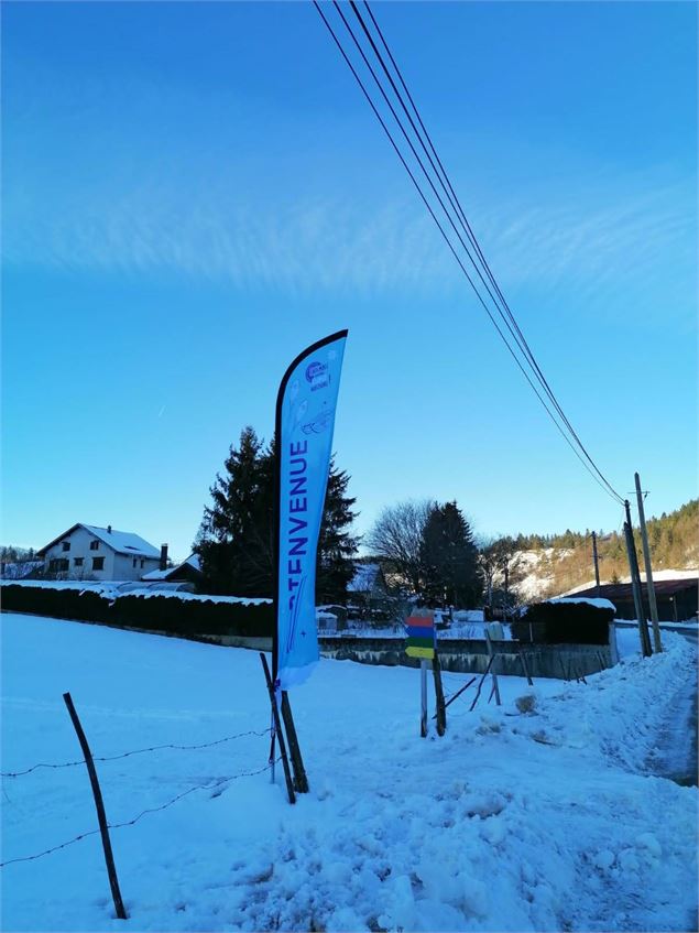 Photo départ des pistes - Amandine et Baptiste CHOUTKOFF