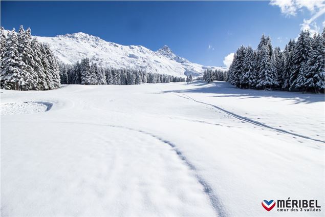 Pistes Altiport après la neige - Sylvain Aymoz - Méribel Tourisme