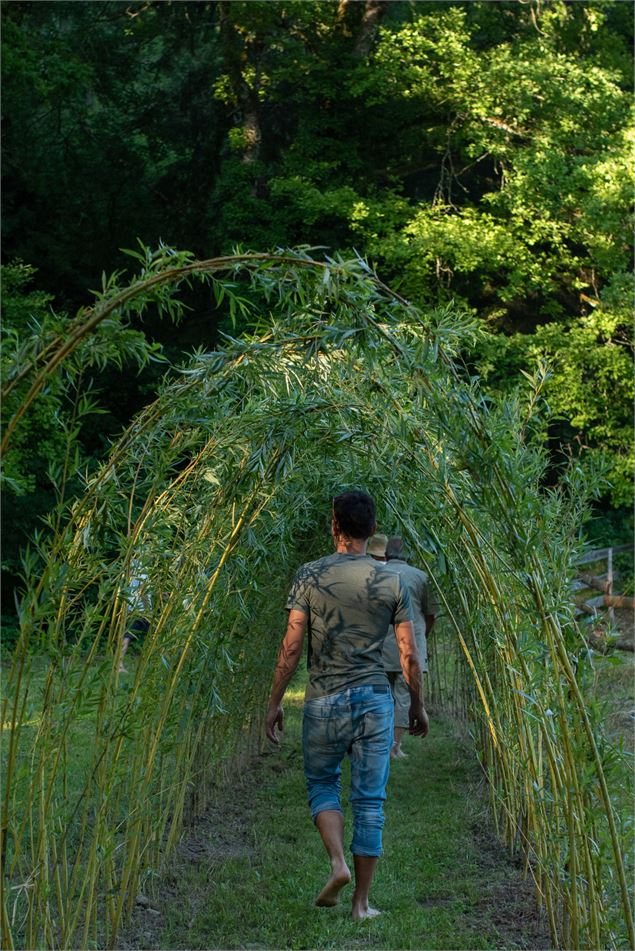 Parcours pied nu - Ferme de Chosal