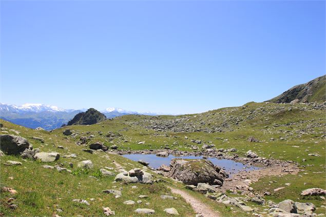 Vue sur le lac de Portette - Audrey Husianycia