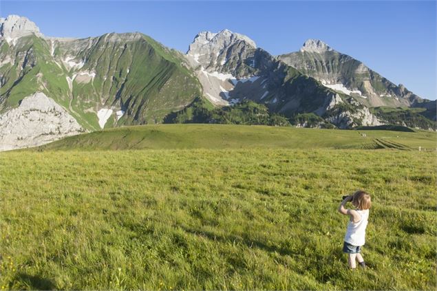 Randonneurs au col de Cenise - CD74