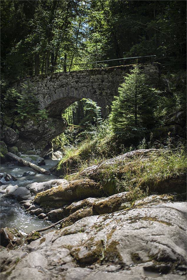 Le pont des Romains au Grand-Bornand - T.Vattard - Le Grand-Bornand tourisme