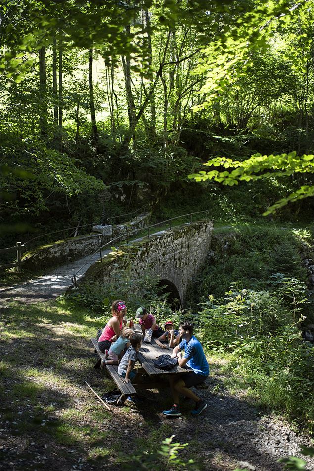 Le pont des Romains au Grand-Bornand - T.Vattard - Le Grand-Bornand tourisme