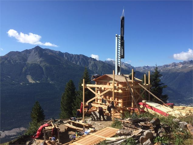 Chantier de restauration du Télégraphe Chappe d'Avrieux - Adrien Kempf