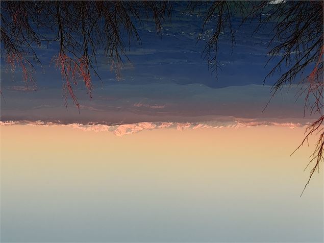 Le Mont-Blanc depuis Innimond en hiver - Marilou Perino