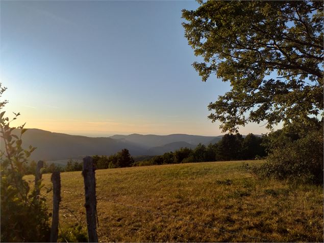 Vue à l'ouest vers l'albarine - S.Megani