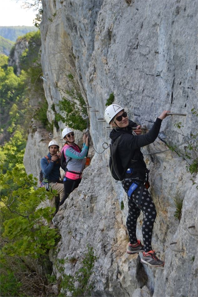 via ferrata de la Guinguette - Emilie Ravasseau