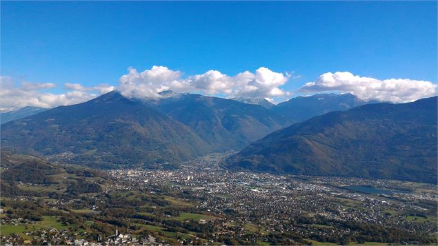 Vue sur Albertville et Beaufortain depuis Tamié - © Savoie Mont Blanc - Lansard