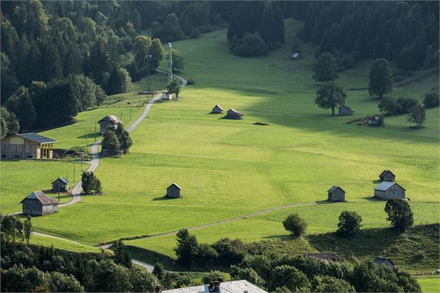 Paysage et village de La Compôte-en-Bauges - OT du Coeur des Bauges