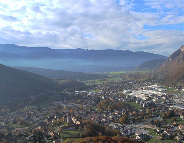 Vue du Crest de Chambellon à Faverges