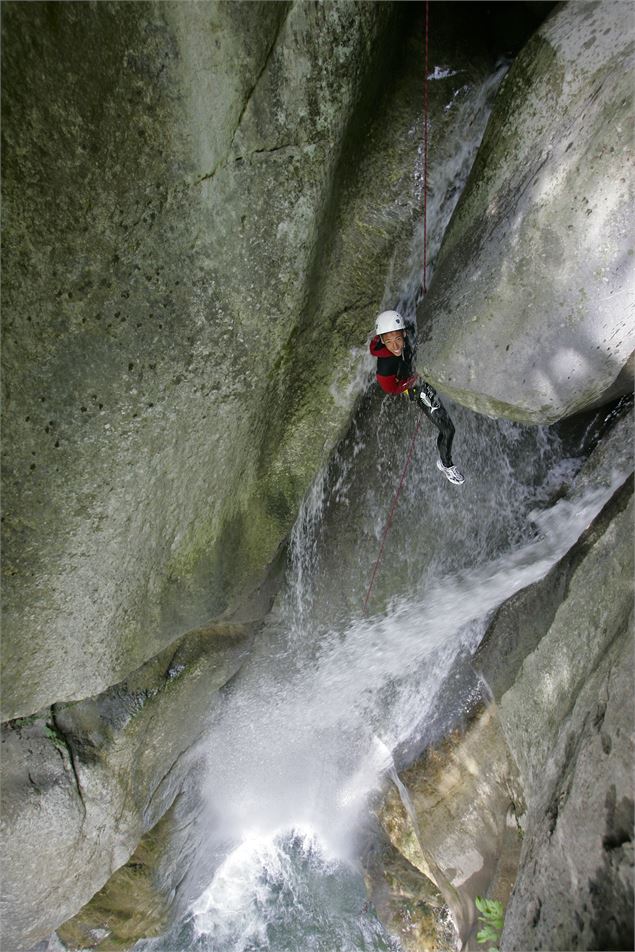 Grand rappel canyon Balme Les Carroz