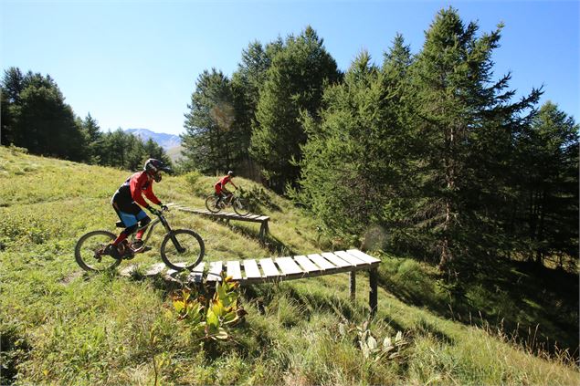 Piste VTT de descente gangsta à Valloire - Alban Pernet / Valloire Tourisme