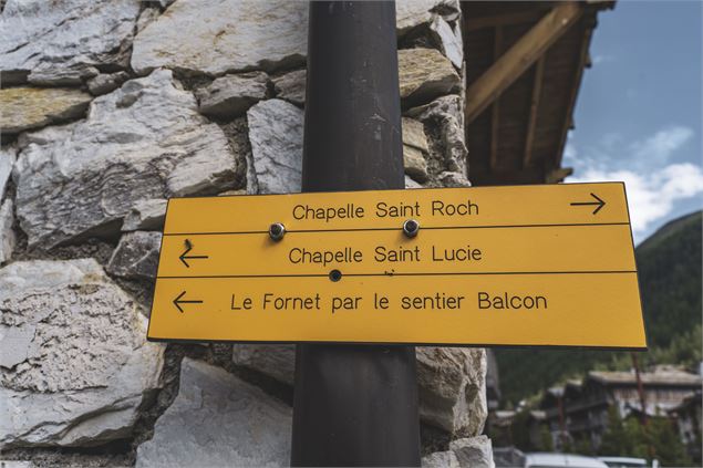 panneau balcon - Val d'Isère Téléphériques / Maxime Bouclier