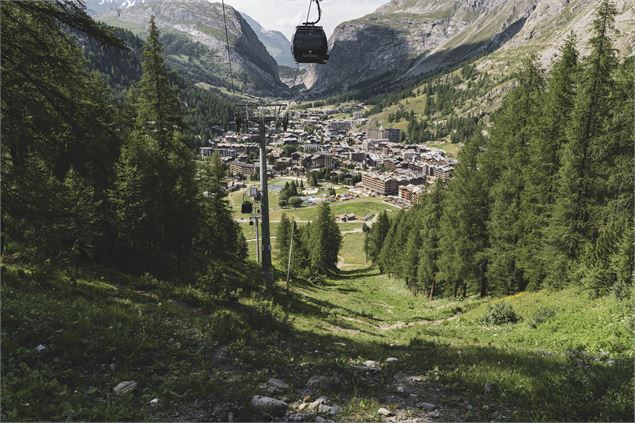 vue val - Val d'Isère Téléphériques / Maxime Bouclier