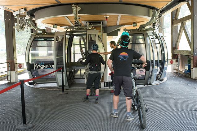 Télécabine d'Ardent accessible aux vtt - Yvan Tisseyre/OT Vallée d'Aulps