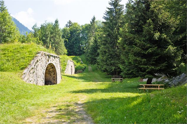 Intérieur du fort - Fort de Tamié