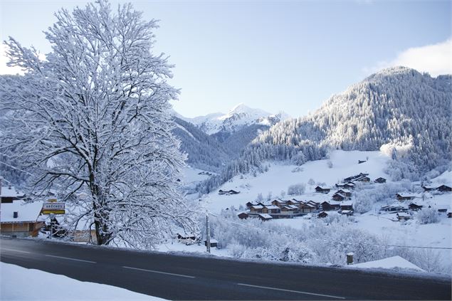 Route d'Arêches hiver - otab