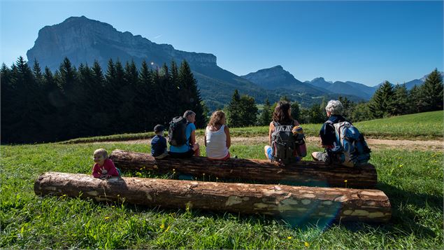 Vue sur le Mont Granier depuis les Granges de Joigny - Bruno Lavit