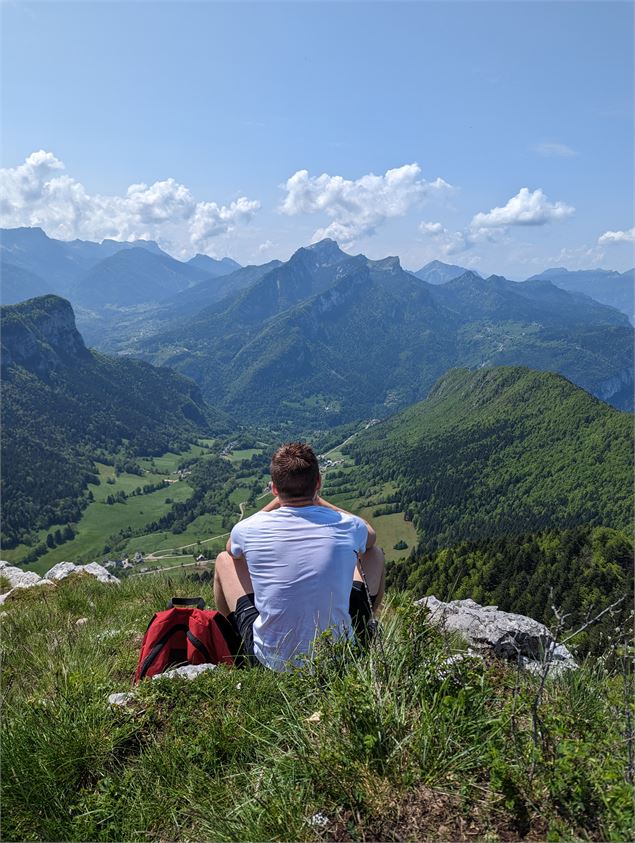 Vue depuis la pointe de la Cochette - E. Janin