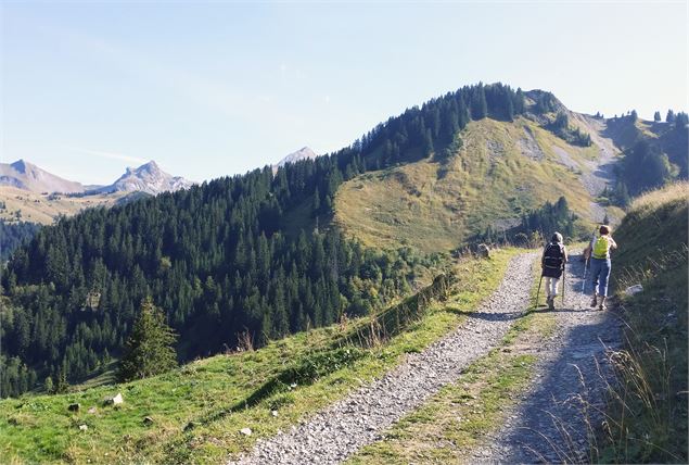 Tour du Sulens avec vue sur le Charvin à gauche - Gilles Piel_ OT Thônes Val-Sulens