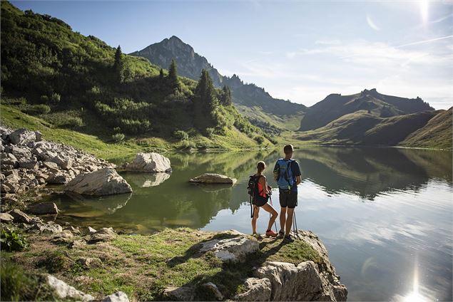 Tour du Roc des Tours et Lac de Lessy randonnée au Grand-Bornand - T.Vattard - Le Grand-Bornand tour