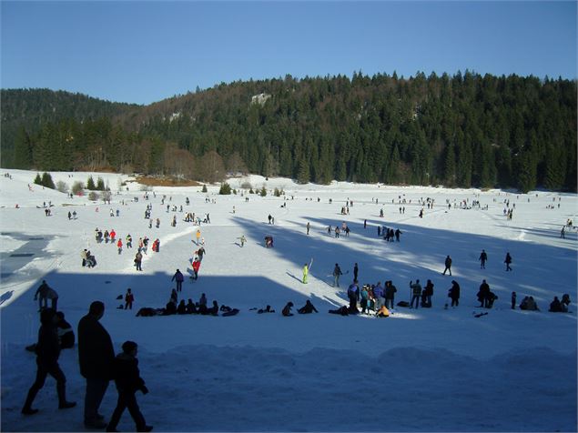 Patinage lac Genin - Pascale Godet