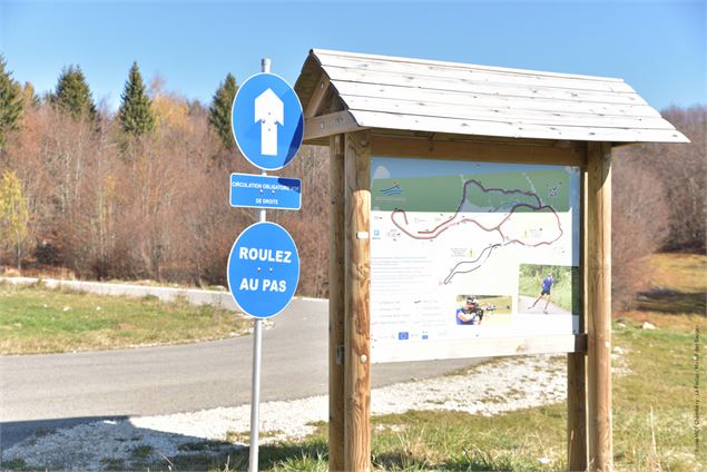 pistes de ski roue - école de VTT La Féclaz - Massif des Bauges