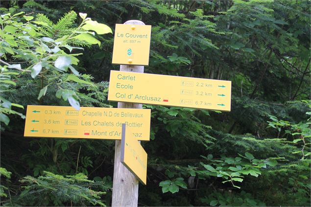 Boucle de Bellevaux - école de VTT La Féclaz - Massif des Bauges