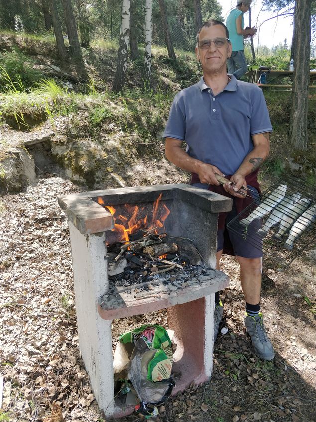 Point barbecue au lac de pêche de Sollières - Evolution 2 Val Cenis