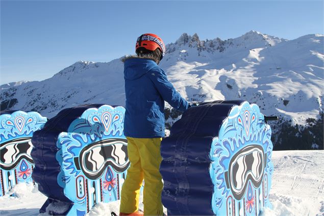 Au départ du Boardercross de l'elements Park - Sylvain Aymoz - Méribel tourisme