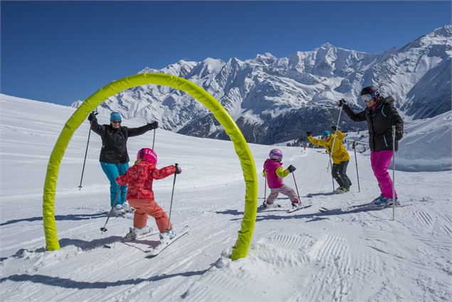 Le parcours ludique pour petits et grands au coeur du domaine skiable des Contamines - JP Noisillier