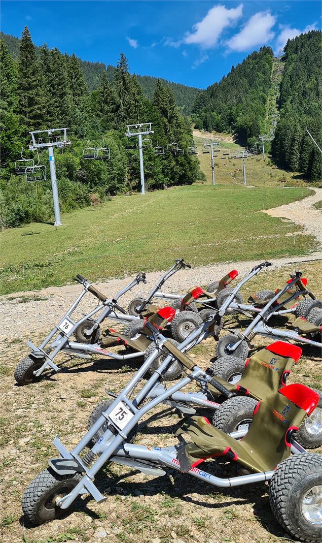 Mountain Kart au départ du télésiège du Torchon - OT Alpes du Léman - VS