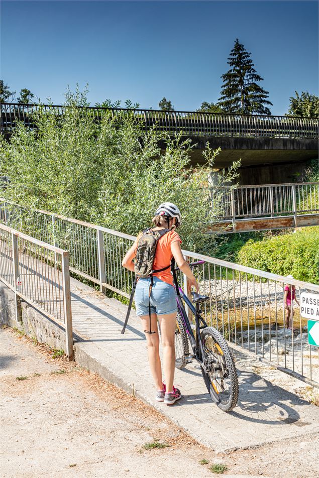 Passerelle sur le Flon à Yenne - Henri De Caevel