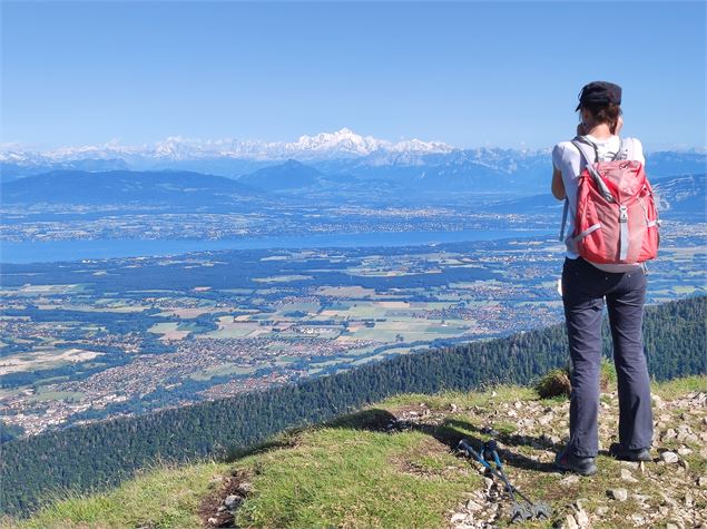 Vue sur le Mont Blanc - ©OTpaysdegex