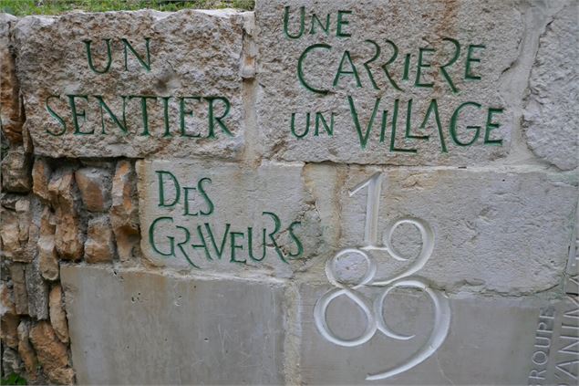 Sentier Mémoire de Pierre - Courmangoux