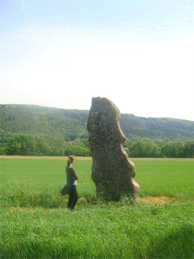 Menhir de Pierre fiche - Simandre/Suran