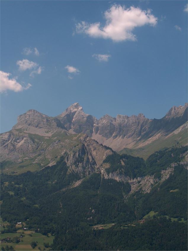 Panorama 4 têtes et Pointe percée - OT Sallanches