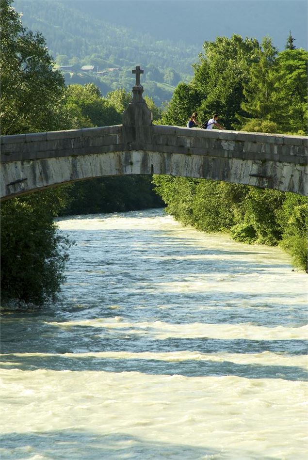 L'Arve et le pont de St Martin - David Machet