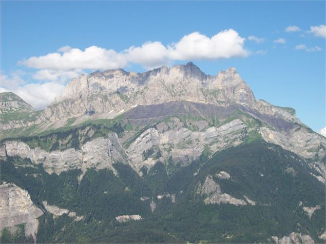 Aiguilles de Warens depuis les Aravis