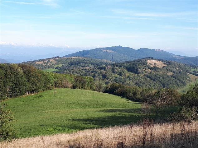 vue du calvaire du col de Portes dans le Bugey - Sabrina Megani