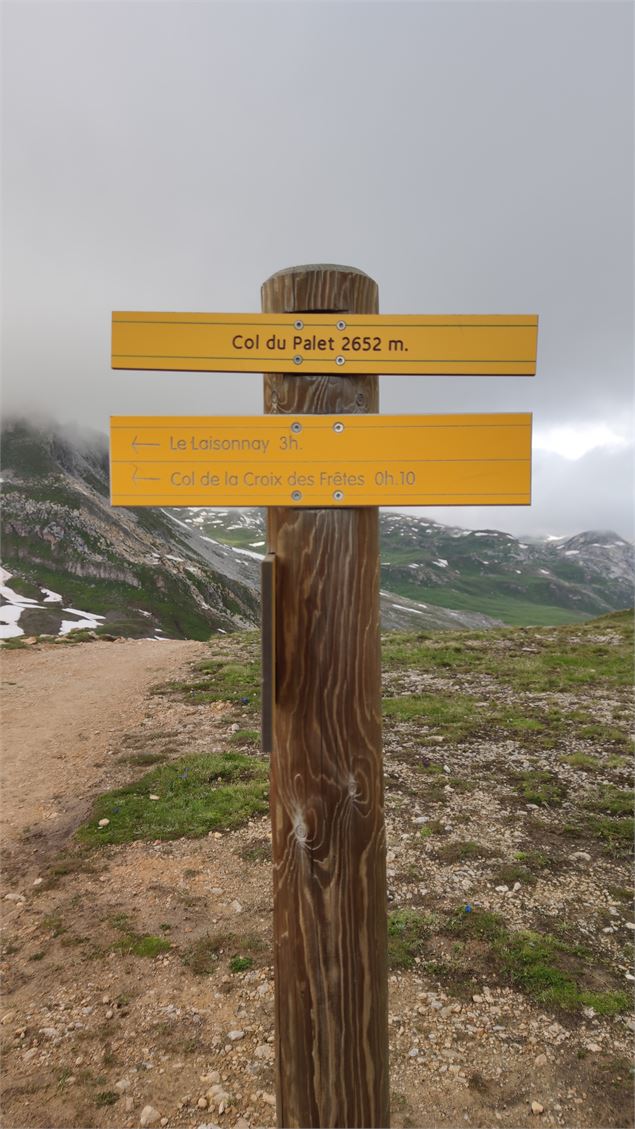 Itinéraire Col du Palet - Olivier Allamand