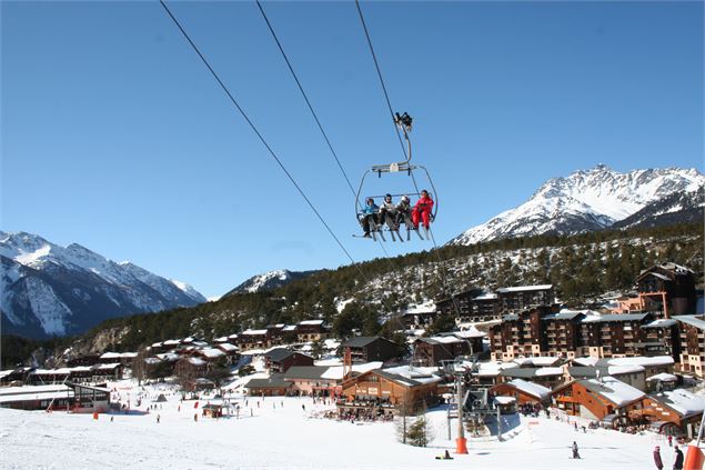 La Norma vue générale hiver de la station - VLP