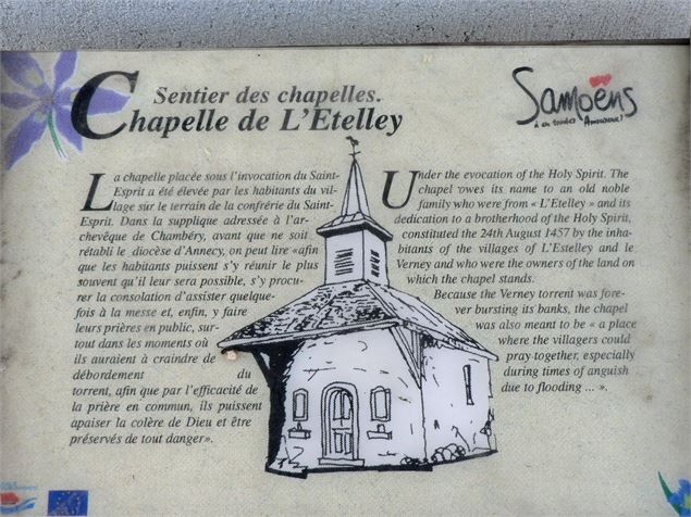 Ouverture de la Chapelle de l'Etelley - SIMOND